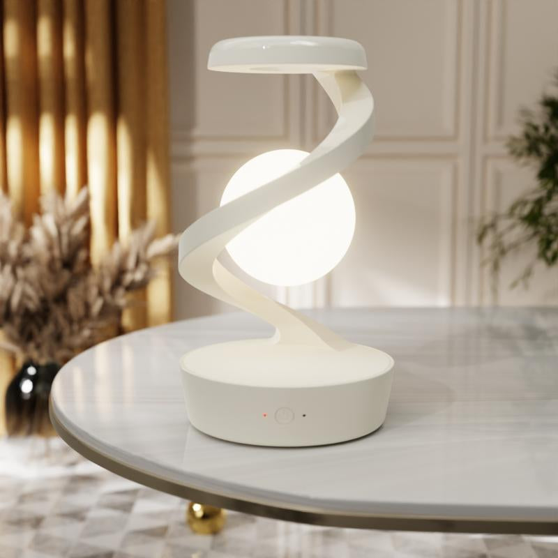 Modern Levitating Wireless Charging LED Desk Lamp - Night Light for Home, Office & Bedroom Decor, Ideal Gift