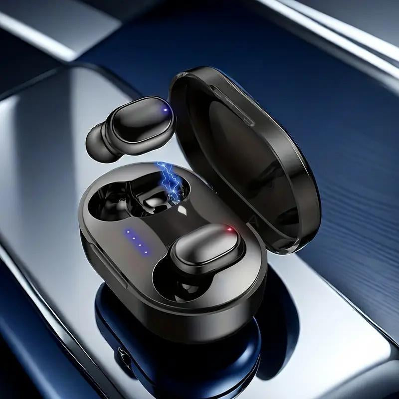 A6S Wireless Earphones Bluetooth HD Call Headphones True Stereo Sound Headset Sport Game Music in Ear Earbuds with Mic,Headset 5.3 Headsets Noise Reduction Earbuds Bass Touch Control for Phones Wireless Bluetooth Open Earbuds with Long Playtime