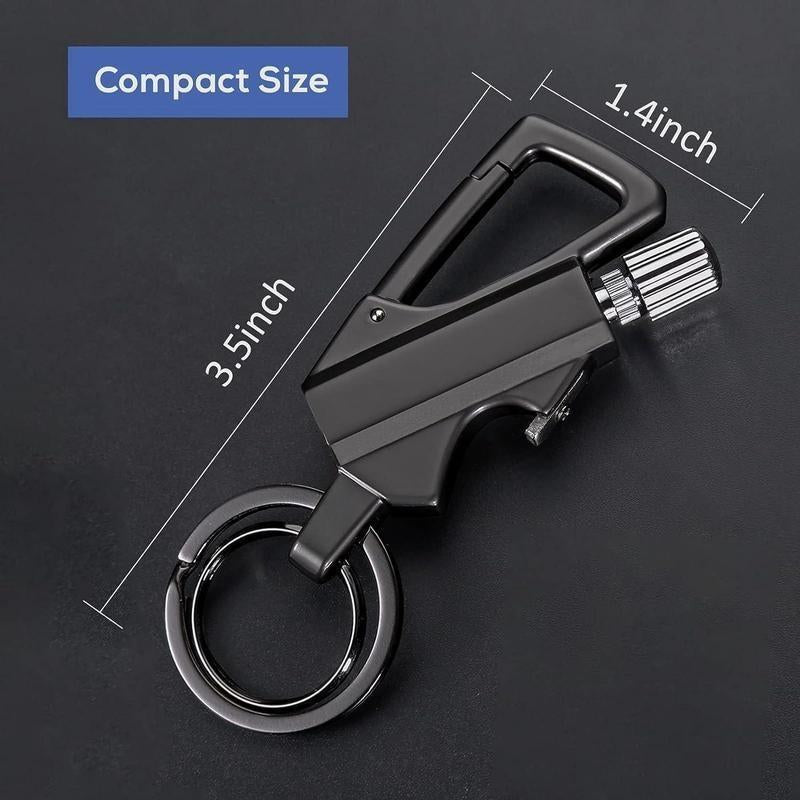 1 Pack a Stylish and Functional Keychain for Outdoor Adventures That Is Designed to Hold Multiple Keys and Serve a Variety of Purposes. Outdoor Fun Car Key Holder