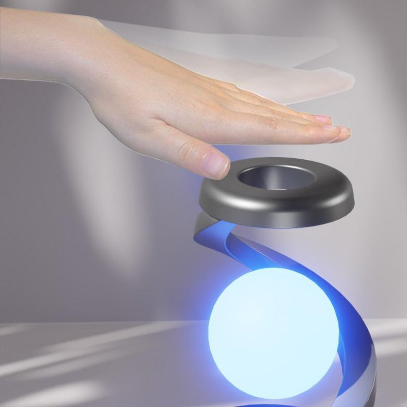 Modern Levitating Wireless Charging LED Desk Lamp - Night Light for Home, Office & Bedroom Decor, Ideal Gift