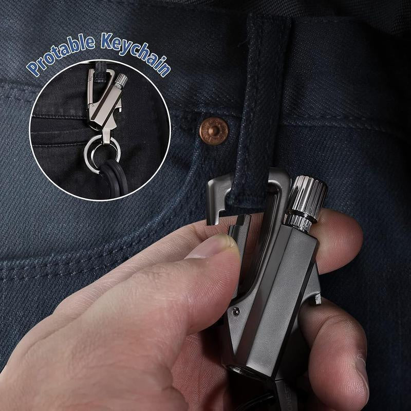 1 Pack a Stylish and Functional Keychain for Outdoor Adventures That Is Designed to Hold Multiple Keys and Serve a Variety of Purposes. Outdoor Fun Car Key Holder