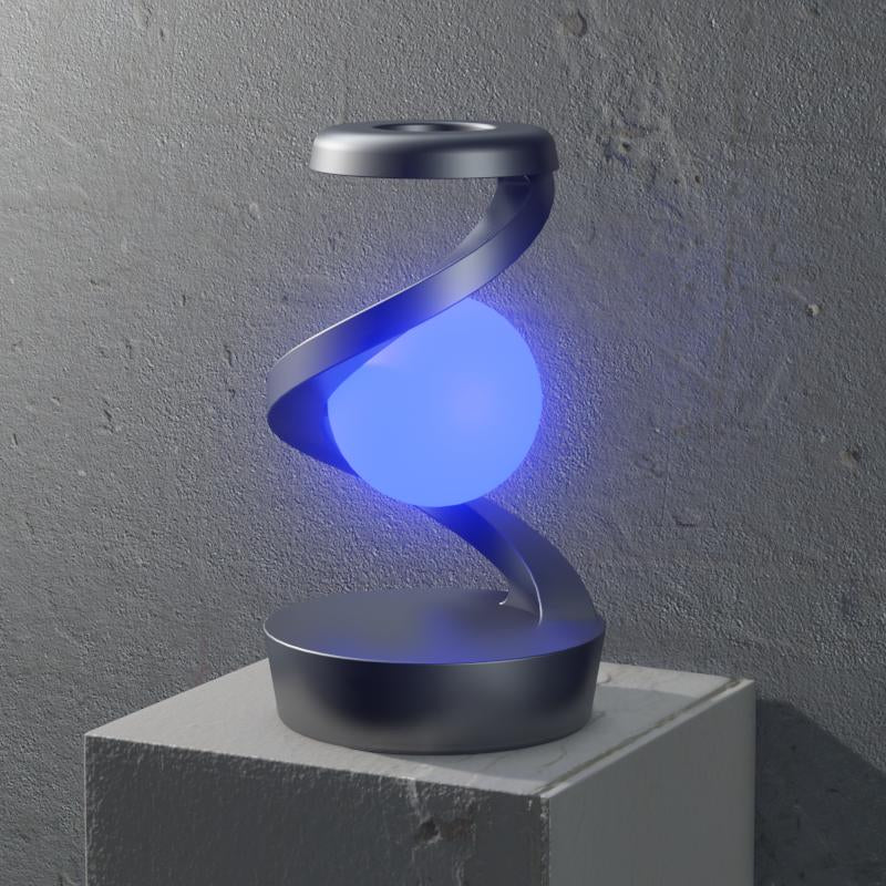 Modern Levitating Wireless Charging LED Desk Lamp - Night Light for Home, Office & Bedroom Decor, Ideal Gift