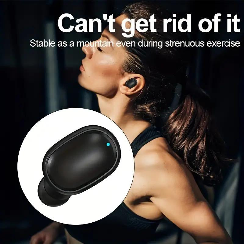 A6S Wireless Earphones Bluetooth HD Call Headphones True Stereo Sound Headset Sport Game Music in Ear Earbuds with Mic,Headset 5.3 Headsets Noise Reduction Earbuds Bass Touch Control for Phones Wireless Bluetooth Open Earbuds with Long Playtime